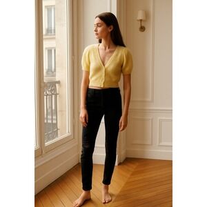 Topshop Moto Jamie Black Distressed‎ Ripped Skinny Jeans W30 L30